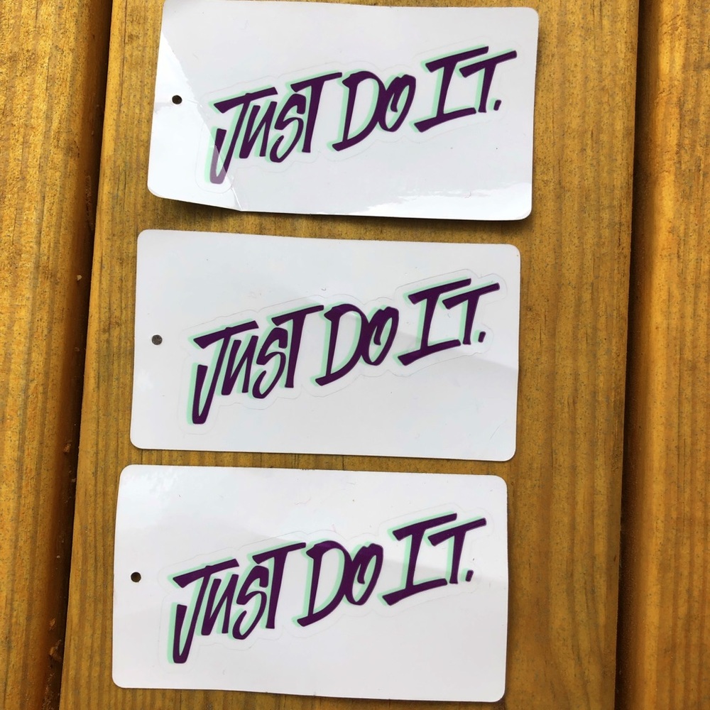 3 "Just do it." Stickers by Nike